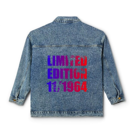 60th birthday Limited Edition 11/1964 Classic Women's Denim Jackets