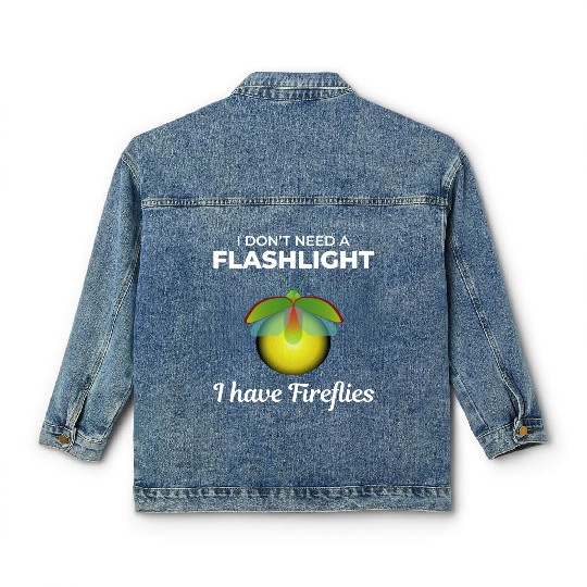 Fireflies Firefly Lightning Bug Insect Collector Classic Women's Denim Jackets