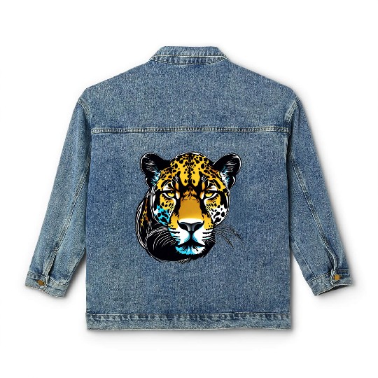 Cheetah Classic Women's Denim Jackets