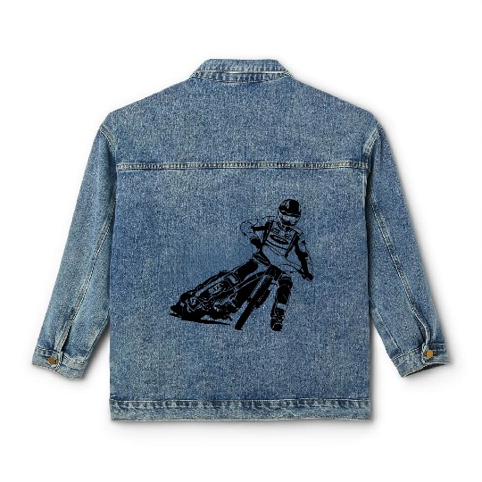 Motorcycle Speedway RacingSpeedway 501 Classic Women's Denim Jackets