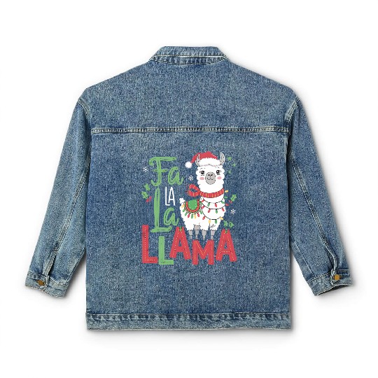 FA LA LA LLAMA Classic Women's Denim Jackets