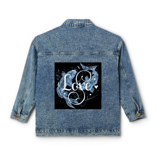 Pisces Vibes Classic Women's Denim Jackets