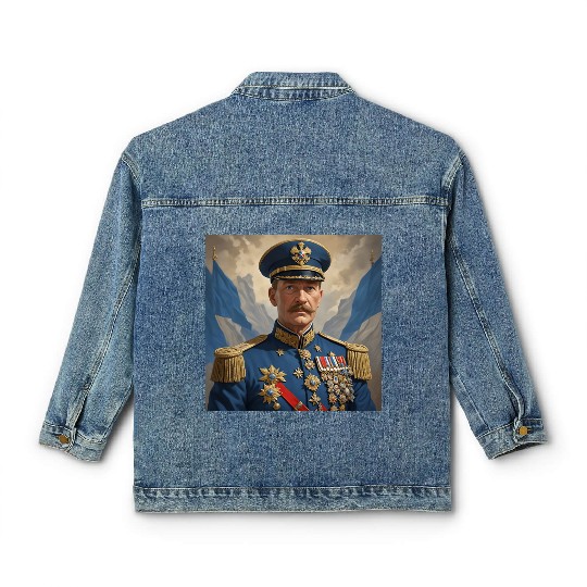 The Commander of the Blue Dominion Classic Women's Denim Jackets