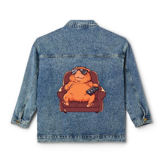 Capybara Funny Video Games Capybara Classic Women's Denim Jackets