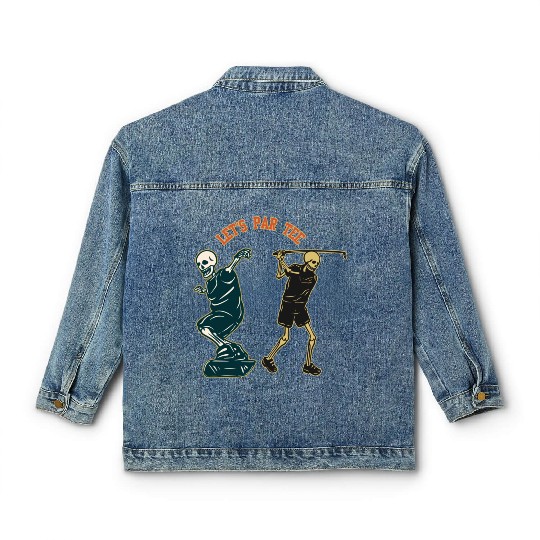 Classic Women's Denim Jackets Softstyle unisexe patineur squelette