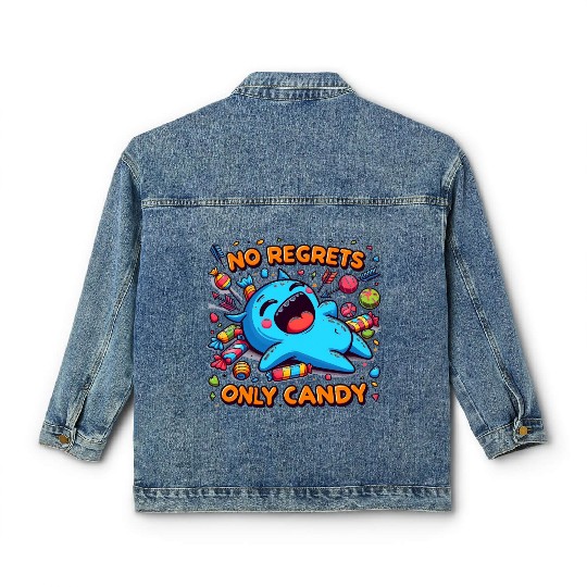 Disneyland No Regrets Only Candy Classic Women's Denim Jackets