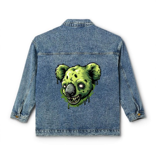 Zombie Koala Classic Women's Denim Jackets