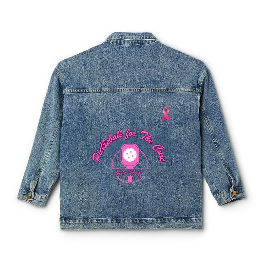 Pickleball For the Cure Classic Women's Denim Jackets