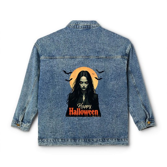Enchanting Vampire Witch Classic Women's Denim Jackets