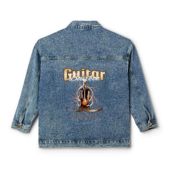 Guitar Bourbon. Classic Women's Denim Jackets