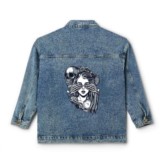 Chicano Street Art Classic Women's Denim Jackets