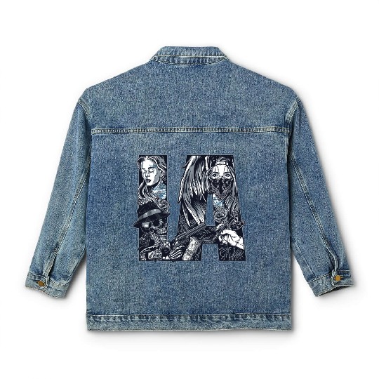LA Chicano Cholo Los Angeles Classic Women's Denim Jackets