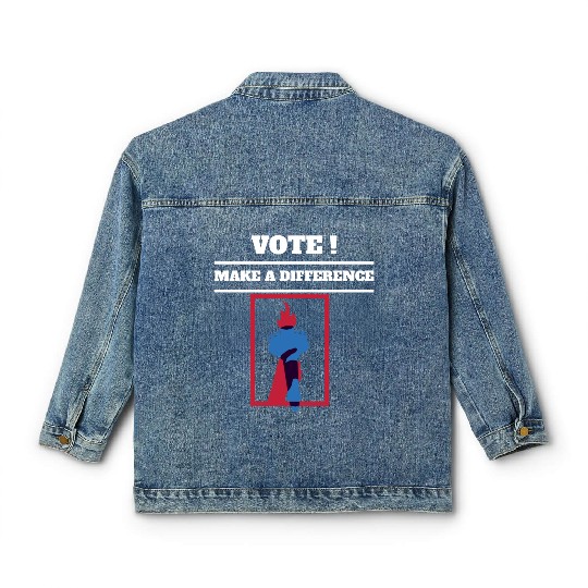 Vote For Liberty and Freedom Classic Women's Denim Jackets