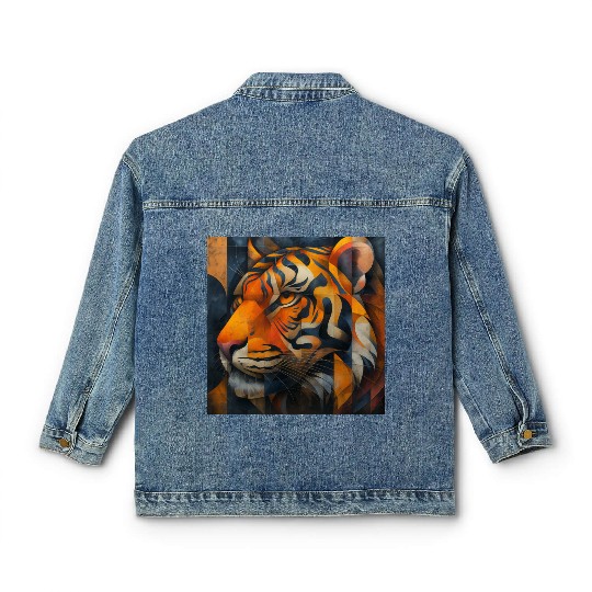 Cubist Tiger Classic Women's Denim Jackets