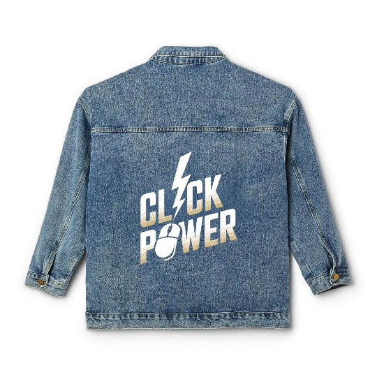 Click Power Cyber Monday Shopping Force Classic Women's Denim Jackets