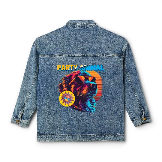 Party Animal Vintage Classic Women's Denim Jackets