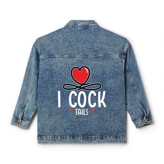 Funny I Love Cocktails 6 Classic Women's Denim Jackets