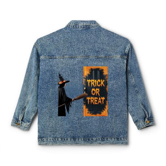 Witching Hour: Trick or Treat Classic Women's Denim Jackets