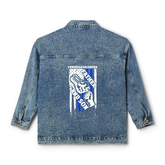 Father Son Unbreakable 6 Classic Women's Denim Jackets