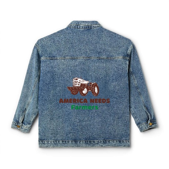 America Needs Farmers Classic Women's Denim Jackets