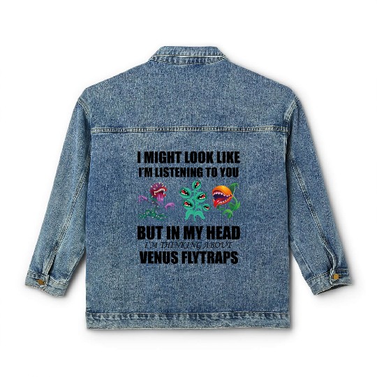 Venus flytrap lover's life! Classic Women's Denim Jackets