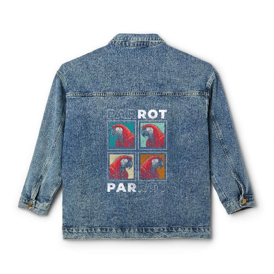 Macaw Tropics Nature Classic Women's Denim Jackets