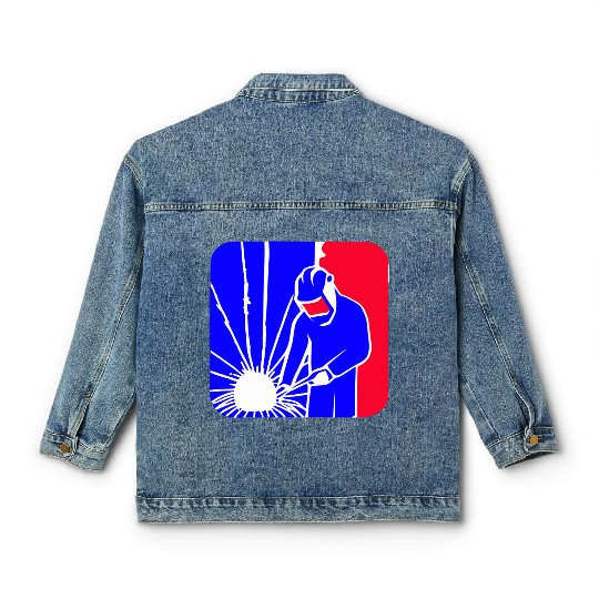 Major League Welder Sticker – Ideal Welding Gift Classic Women's Denim Jackets