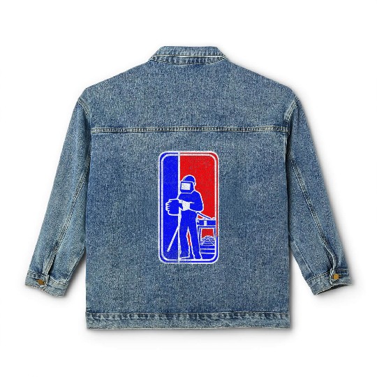 Major League Welder Sticker – Iconic Welder Life D Classic Women's Denim Jackets