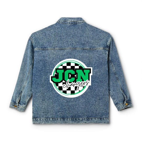 JCN Chargers checkerboard, Jefferson County North Classic Women's Denim Jackets