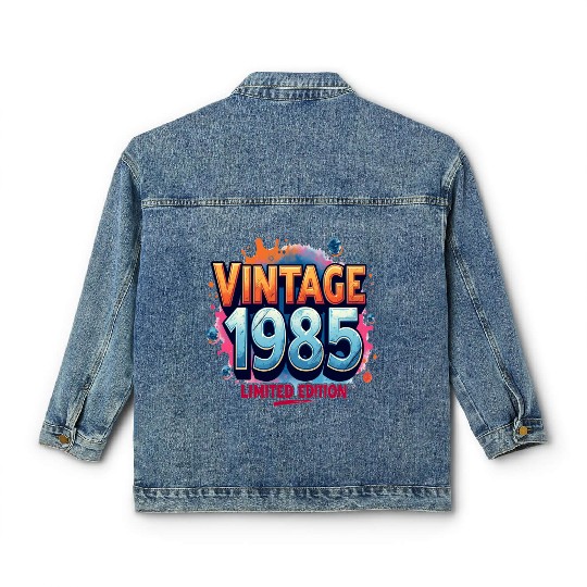 vintage 1985 limited edition Classic Women's Denim Jackets