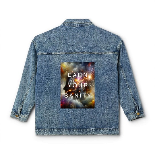 EARN YOUR SANITY Classic Women's Denim Jackets