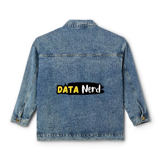 Data Nerd Classic Women's Denim Jackets
