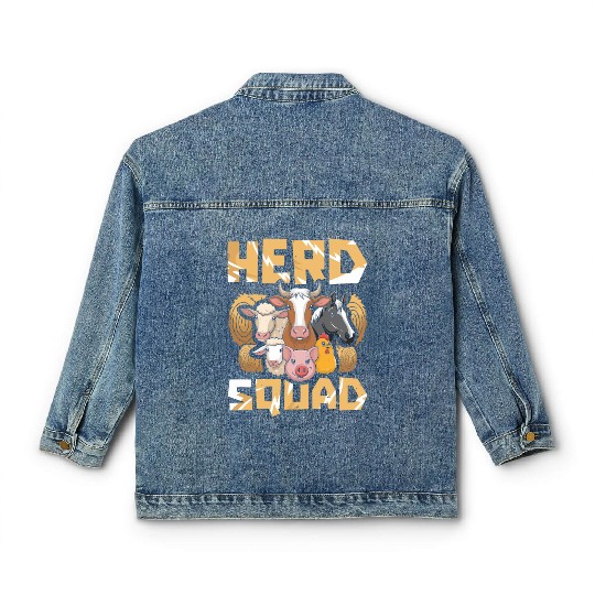 Livestock Farmer Squad Classic Women's Denim Jackets