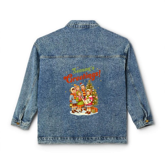 Seasons Greetings Classic Women's Denim Jackets
