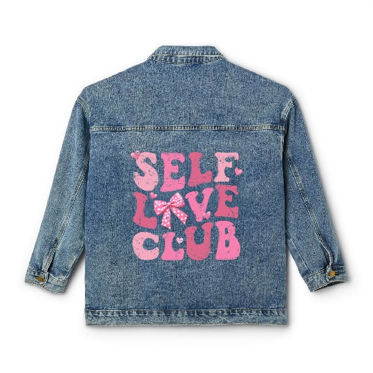 Self Love Club, Valentine Retro Classic Women's Denim Jackets
