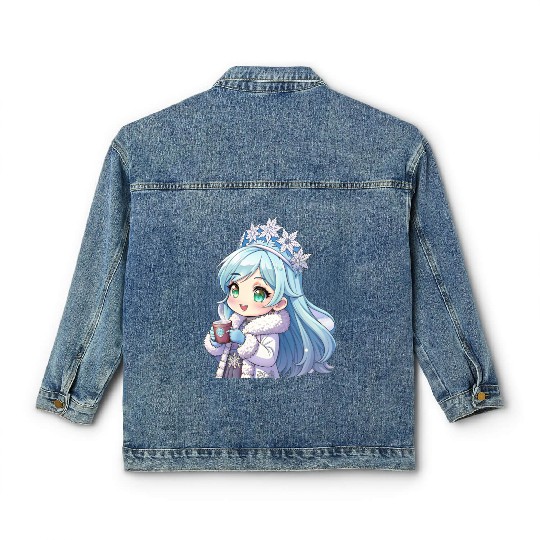 Snow Much Fun Winter Wonderland Girl Classic Women's Denim Jackets Gift