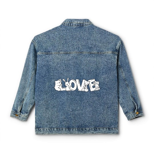 Valentines Day, Valentine Retro Classic Women's Denim Jackets