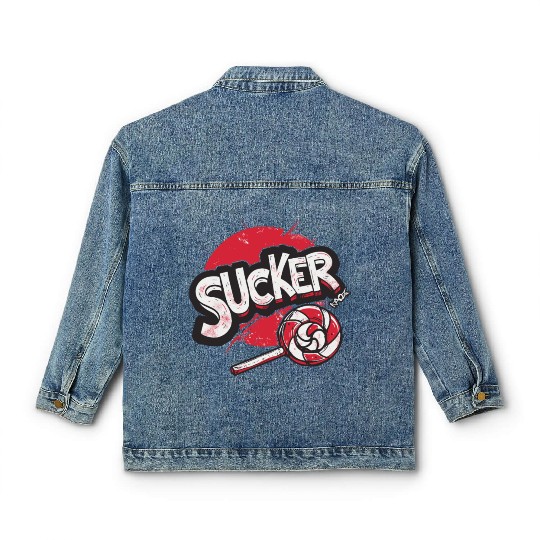 Lollipop Sucker Classic Women's Denim Jackets
