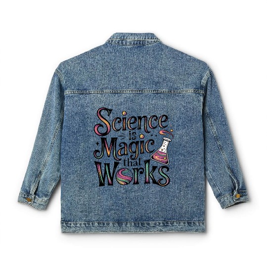 Science Powerhouse Classic Women's Denim Jackets