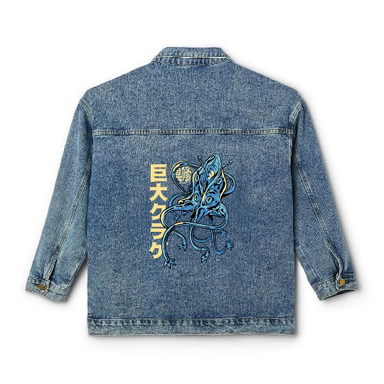 Jellyfish Japanese Monster Classic Women's Denim Jackets