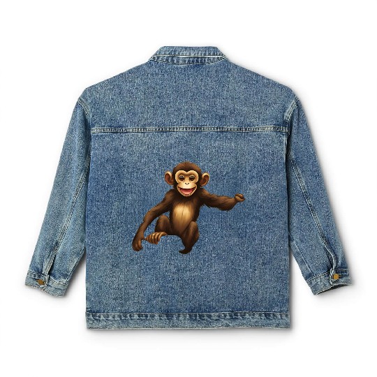 Monkey - "Banana Bandit" Classic Women's Denim Jackets