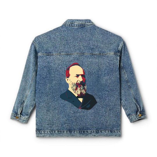 President James Abraham Garfield Classic Women's Denim Jackets