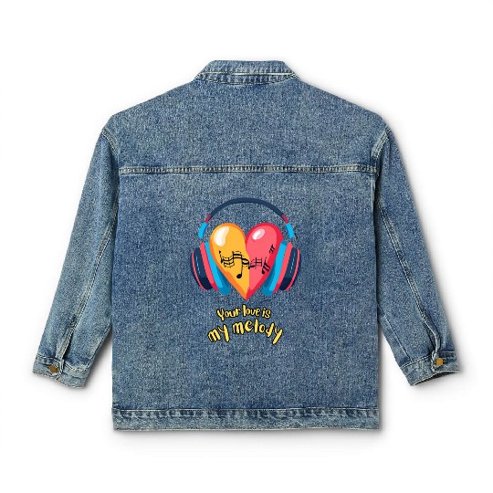 Your Love is My Melody Classic Women's Denim Jackets