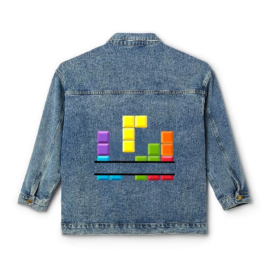 Gamer banner Classic Women's Denim Jackets