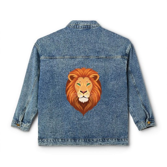 Tiger - Lion - Fearless - Lion King Classic Women's Denim Jackets