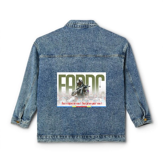 Support to the Armed Forces of DR Congo Classic Women's Denim Jackets