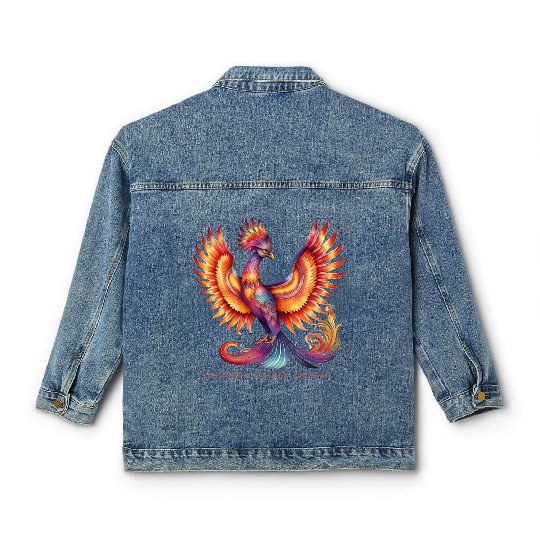 Scorpio Spirit Animal Phenix Alebrije Female Classic Women's Denim Jackets