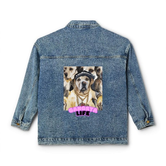 Gangsta Life Labrador 5 Classic Women's Denim Jackets