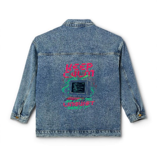 Computer Linguist Let The Linguist Handle It Classic Women's Denim Jackets
