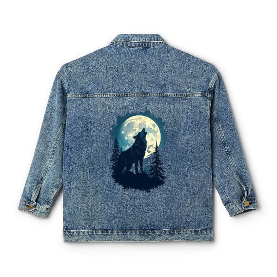 Wolf Classic Women's Denim Jackets